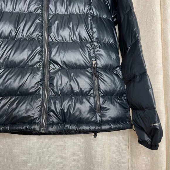 Columbia 650 Down Filled Interchange Puffer Coat Omni Heat Women's Large Black - Picture 5 of 13